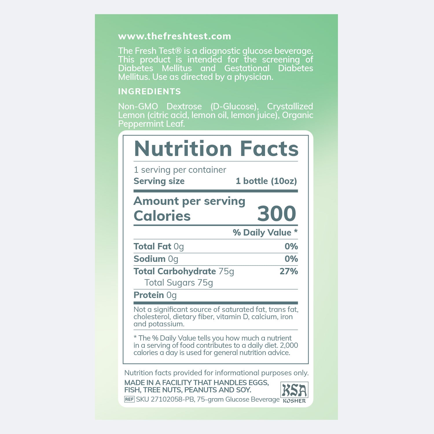 75g Glucose Bottle - BPA Free Plastic     [Wholesale]